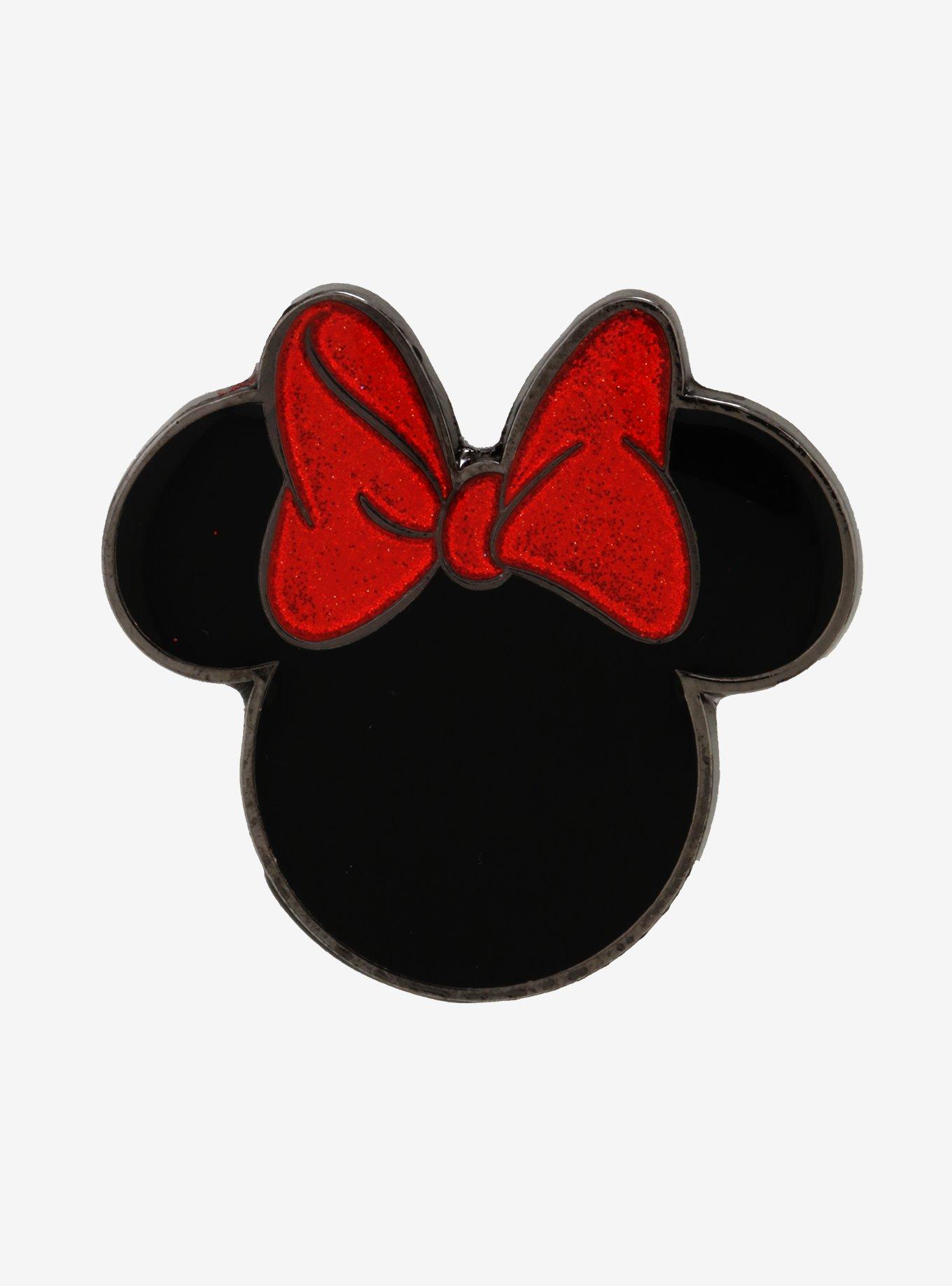 Loungefly Disney Minnie Mouse Red Bow Enamel Pin - BoxLunch Exclusive ...