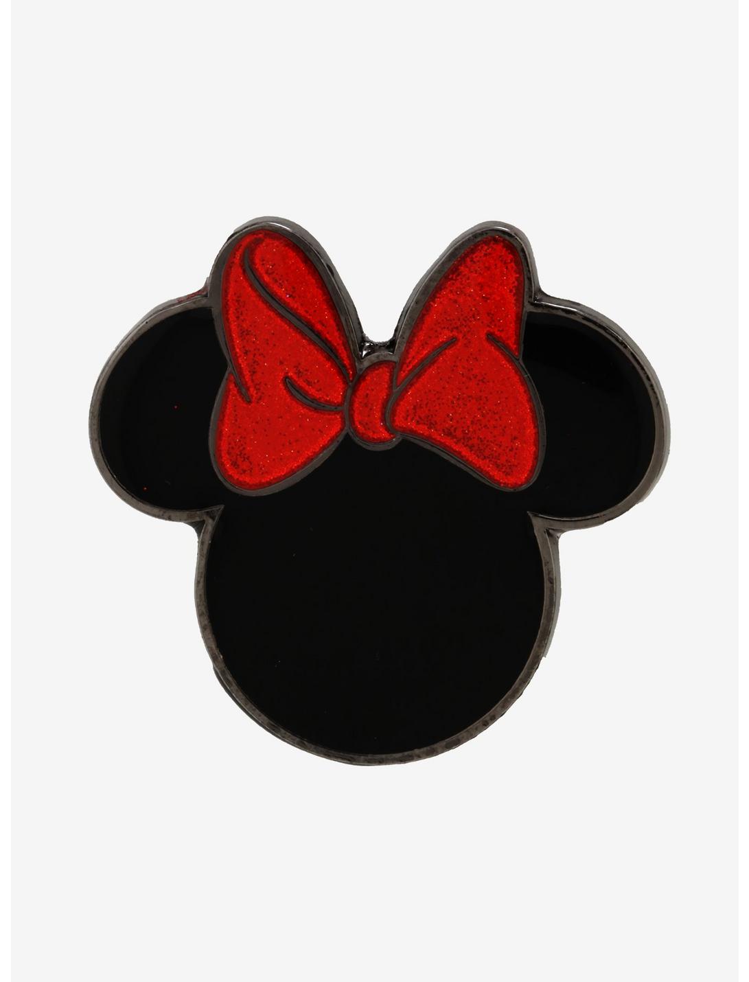 Loungefly Disney Minnie Mouse Red Bow Enamel Pin - BoxLunch Exclusive, , hi-res