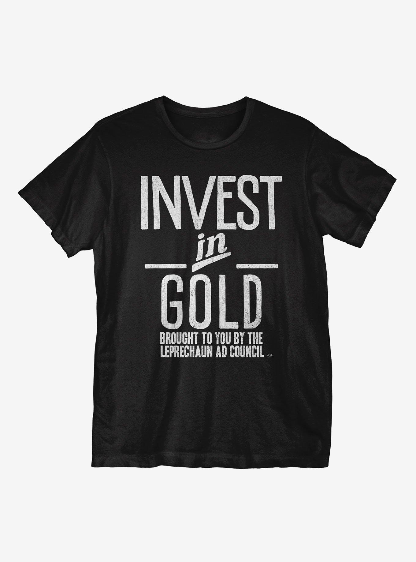 St. Patrick's Day Leprechaun Ad Council T-Shirt, BLACK, hi-res