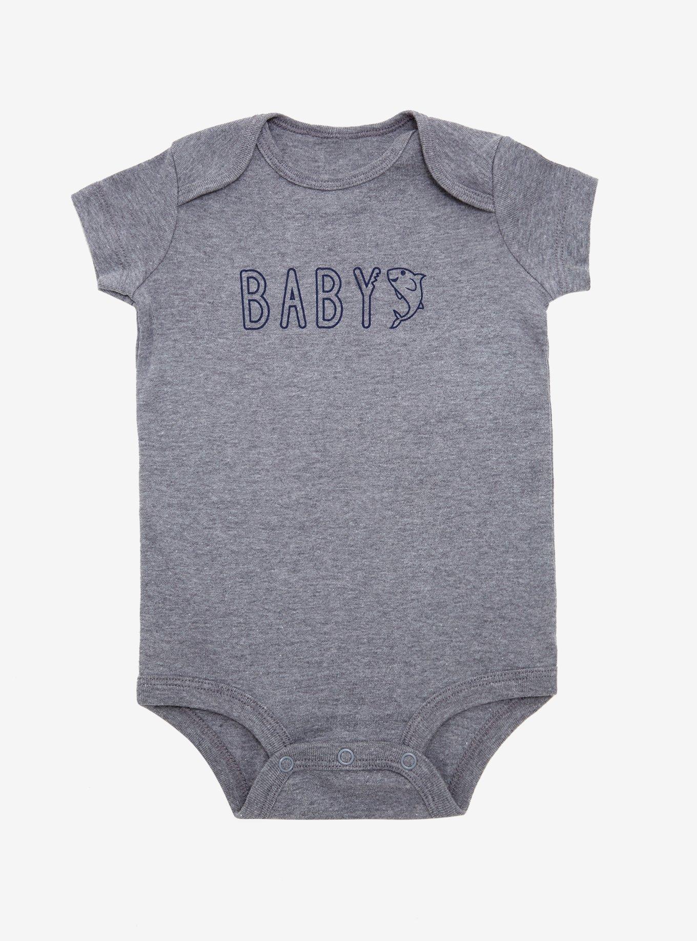 Funny Pool Shark Baby Bodysuit - Cute Shark Pun Onesie For Newborns & Infants