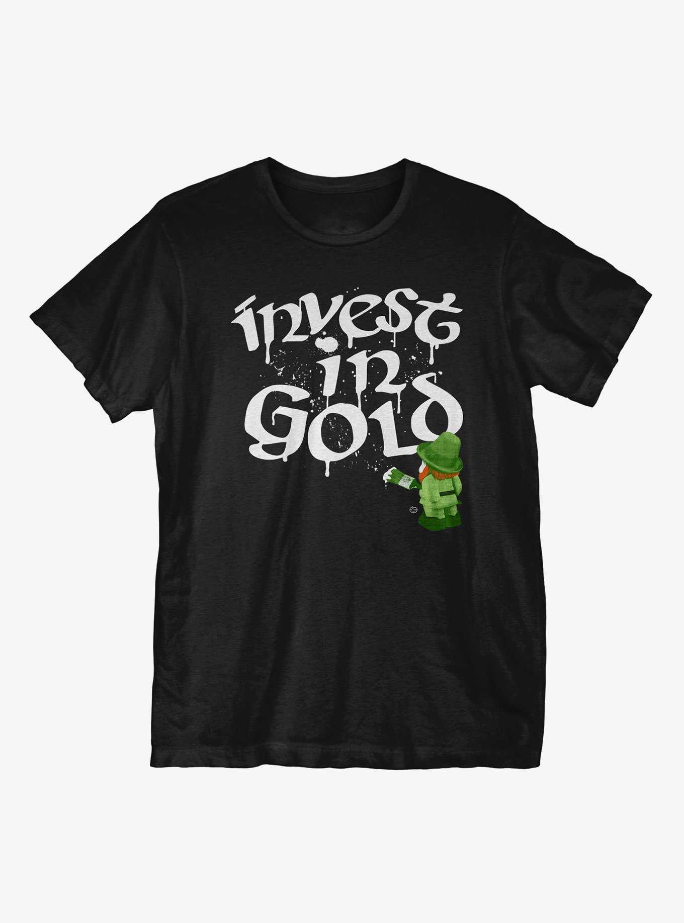 St. Patrick's Day Invest In Gold T-Shirt, , hi-res