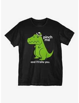 St. Patrick's Day Pinch Me Dino T-Shirt, , hi-res