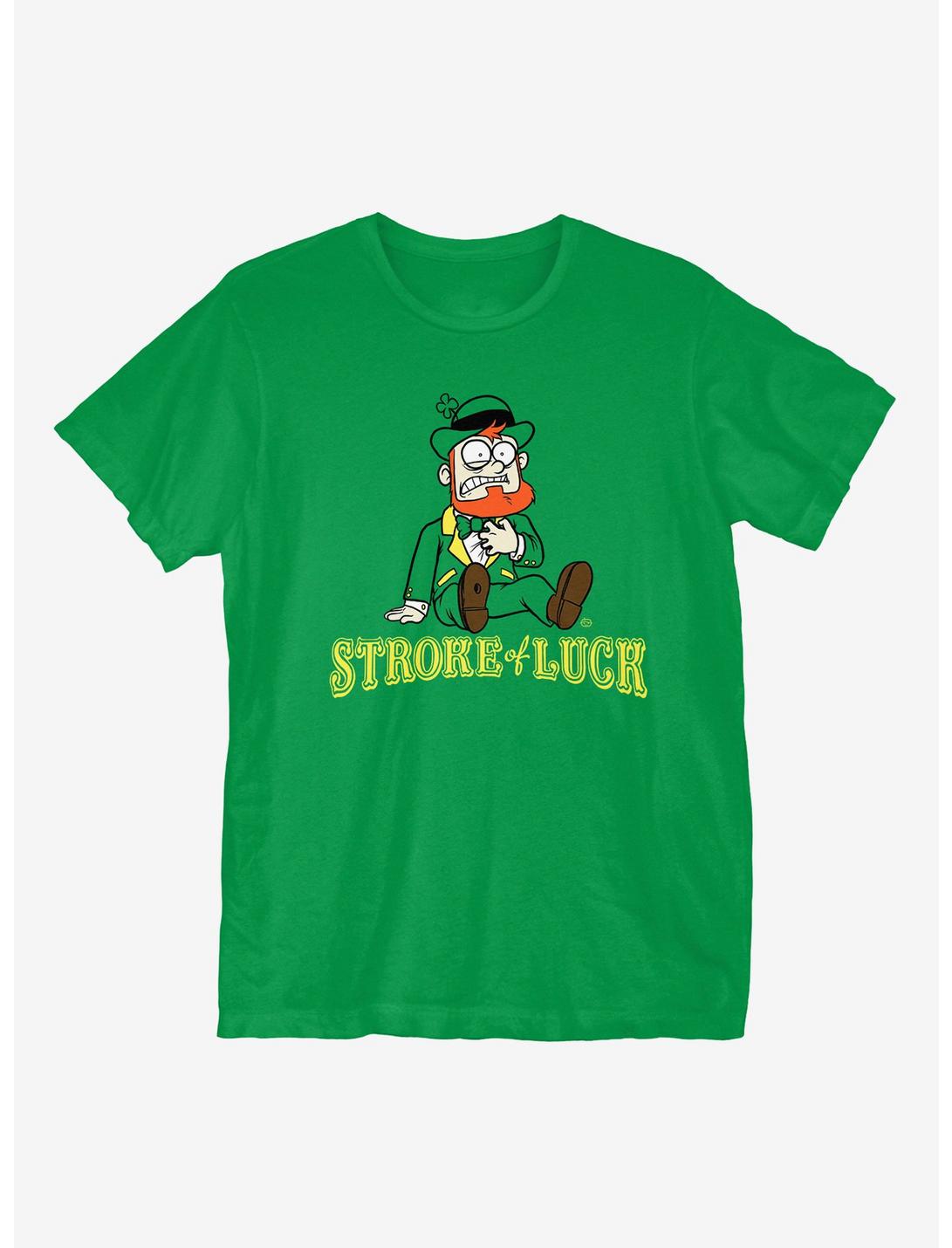 St. Patrick's Day Stroke Of Luck T-Shirt, KELLY GREEN, hi-res