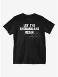 St. Patrick's Day Shenanigans T-Shirt, BLACK, hi-res