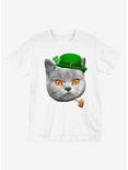 St. Patrick's Day Leprecatnip T-Shirt, WHITE, hi-res
