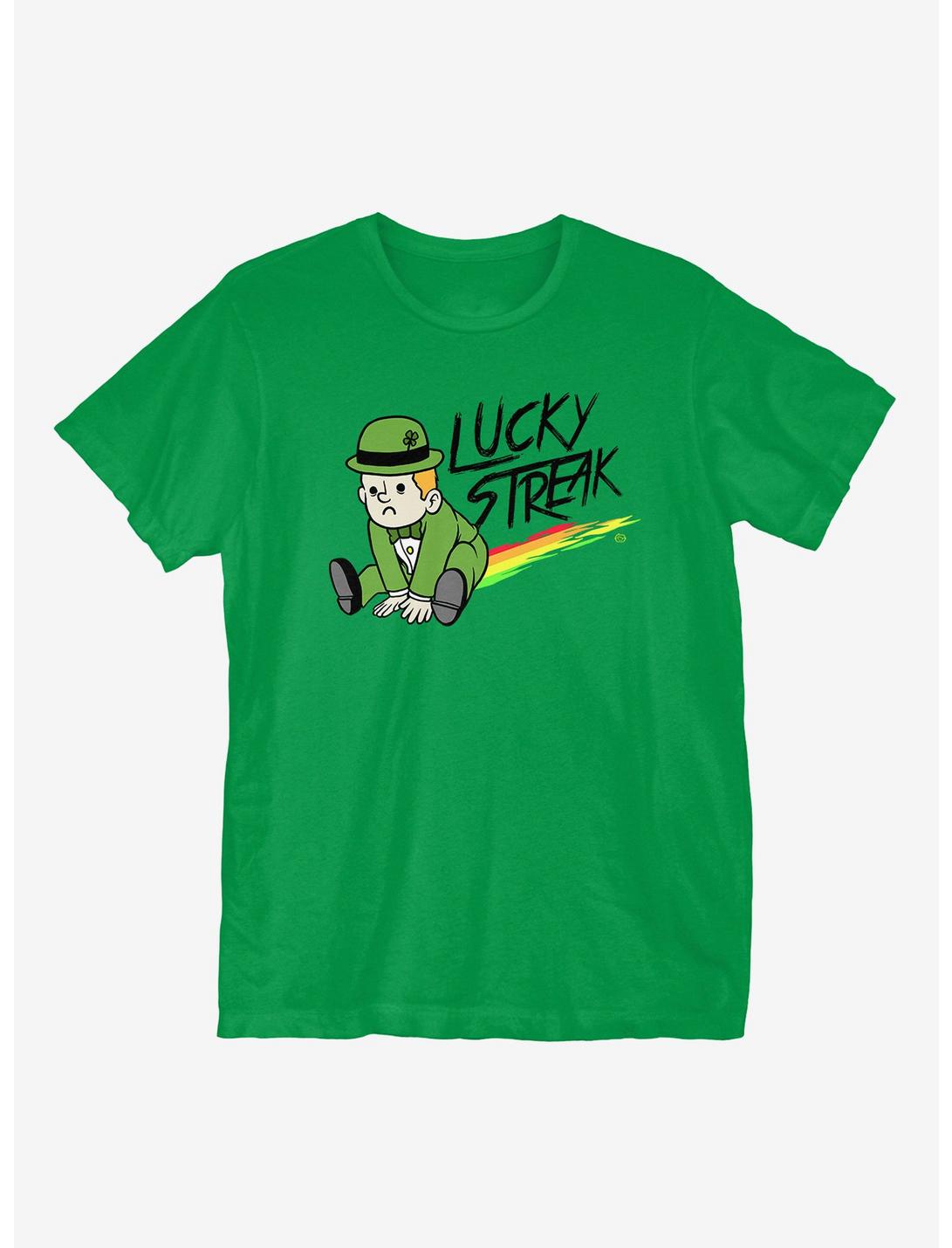 St. Patrick's Day Lucky Streak T-Shirt, KELLY GREEN, hi-res
