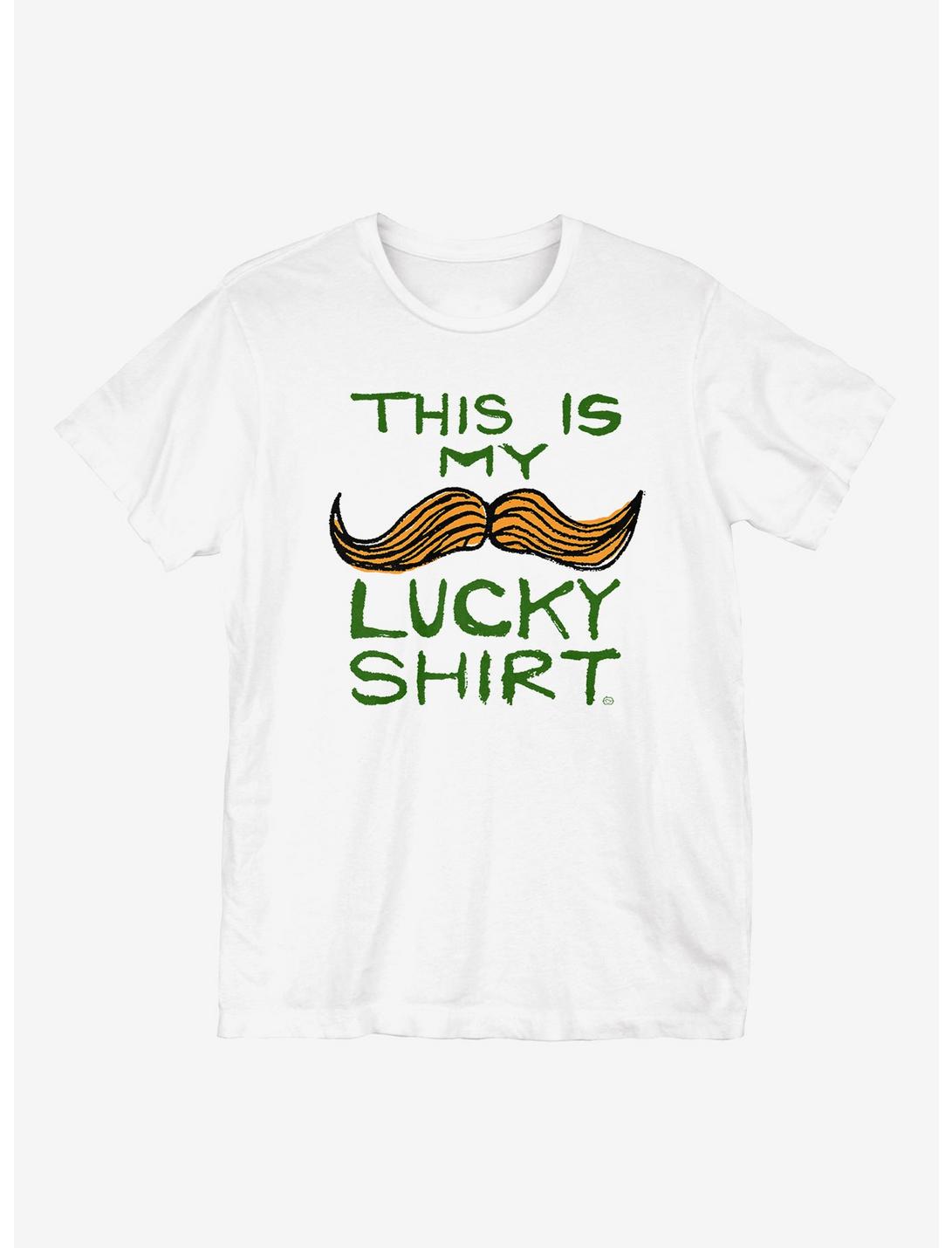 Plus Size St. Patrick's Day This Is My Lucky Shirt T-Shirt, WHITE, hi-res