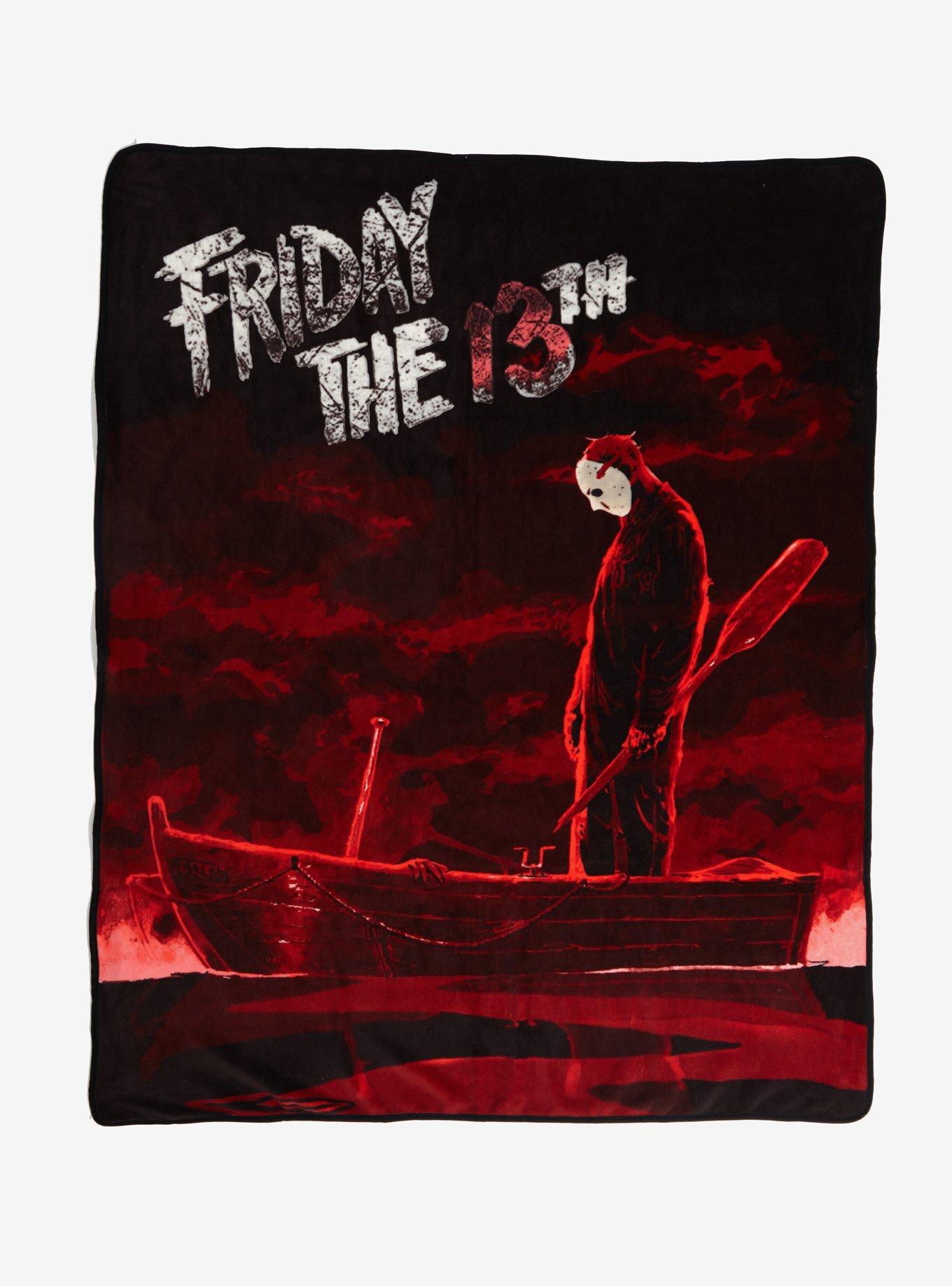 Friday The 13th Jason Boat Throw Blanket, , hi-res