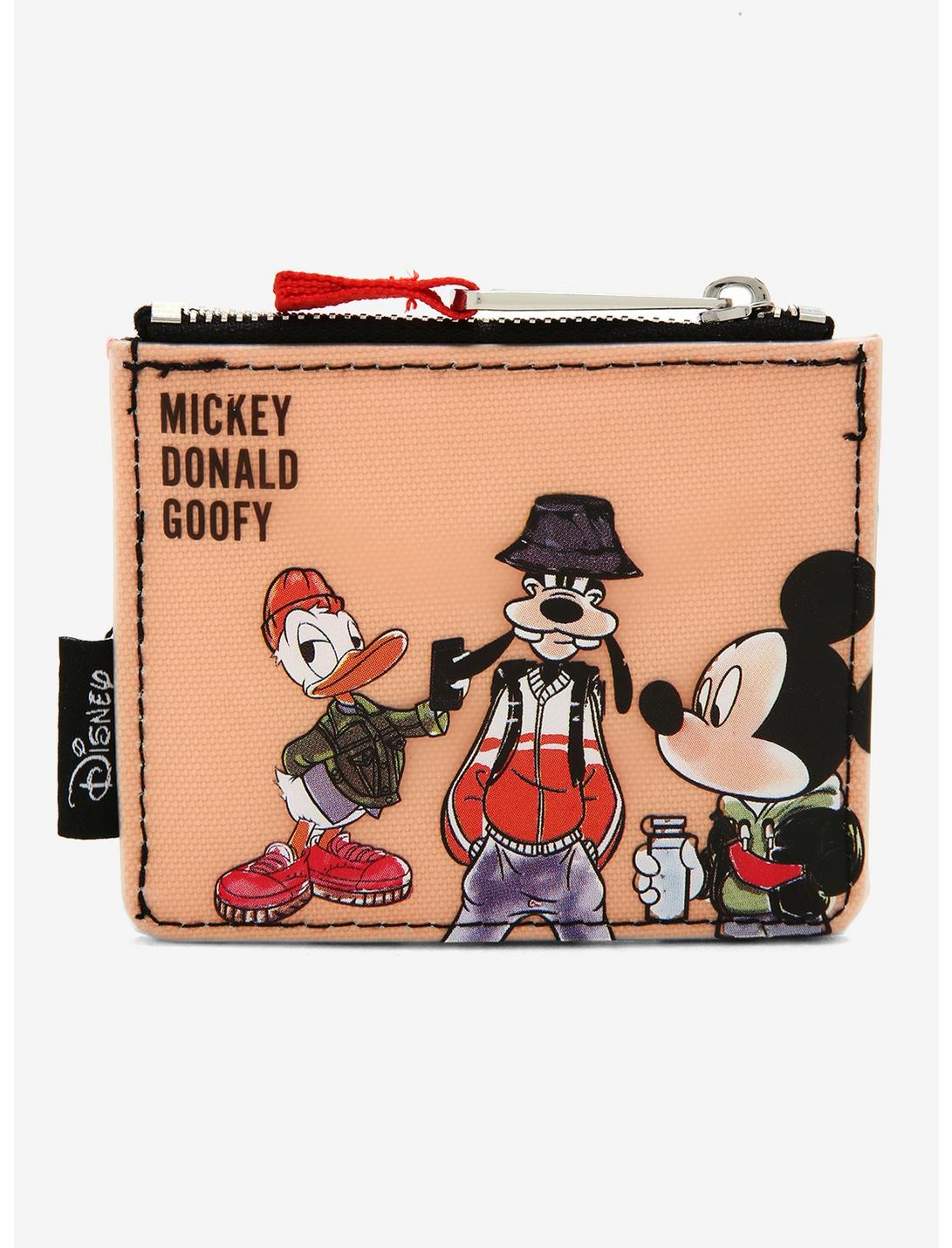 Loungefly Disney Mickey Donald Goofy Checkered Cardholder - BoxLunch Exclusive, , hi-res