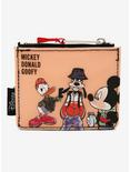 Loungefly Disney Mickey Donald Goofy Checkered Cardholder - BoxLunch Exclusive, , hi-res
