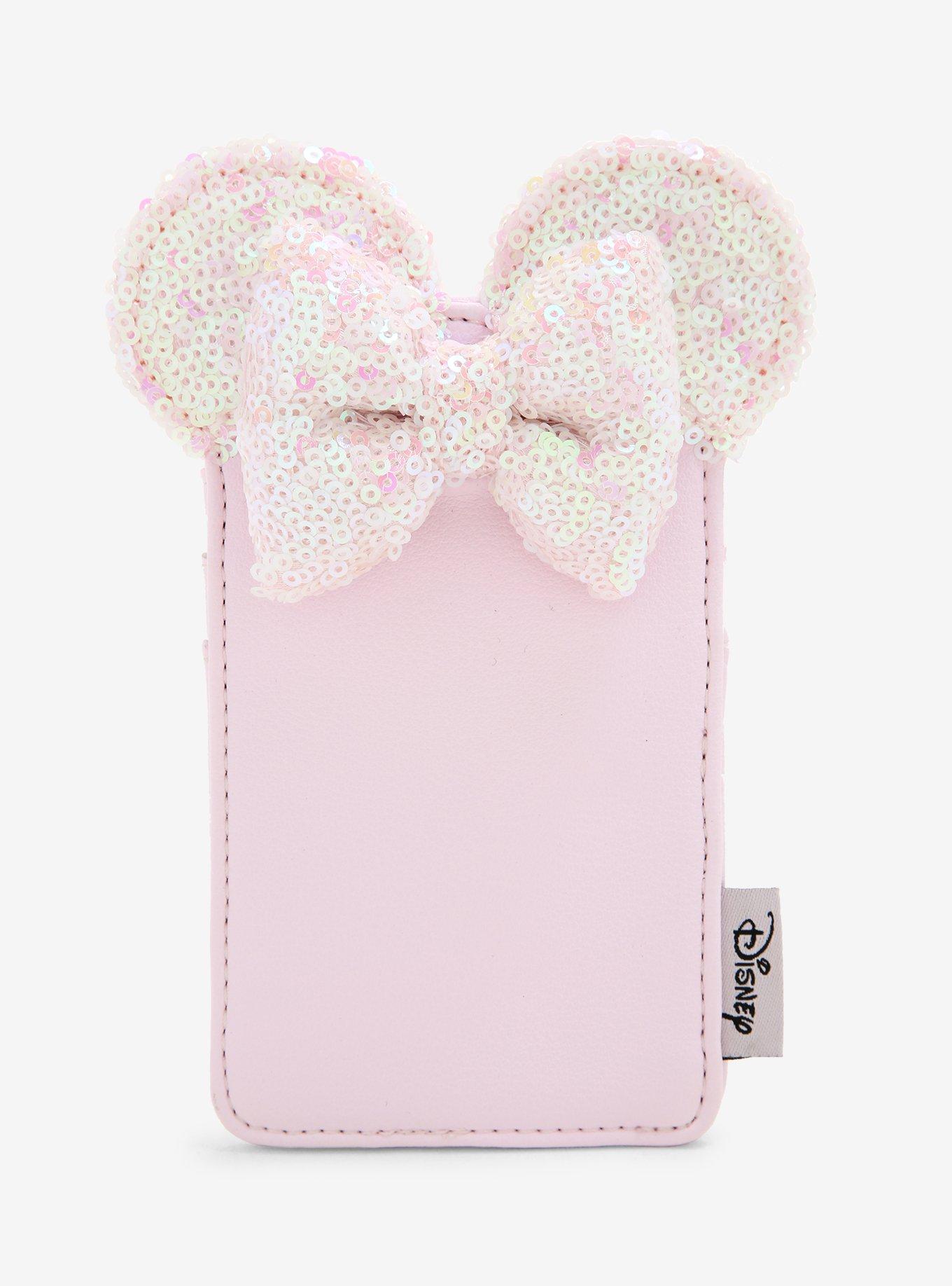 Loungefly Disney Minnie Mouse Holographic Sequin Cardholder