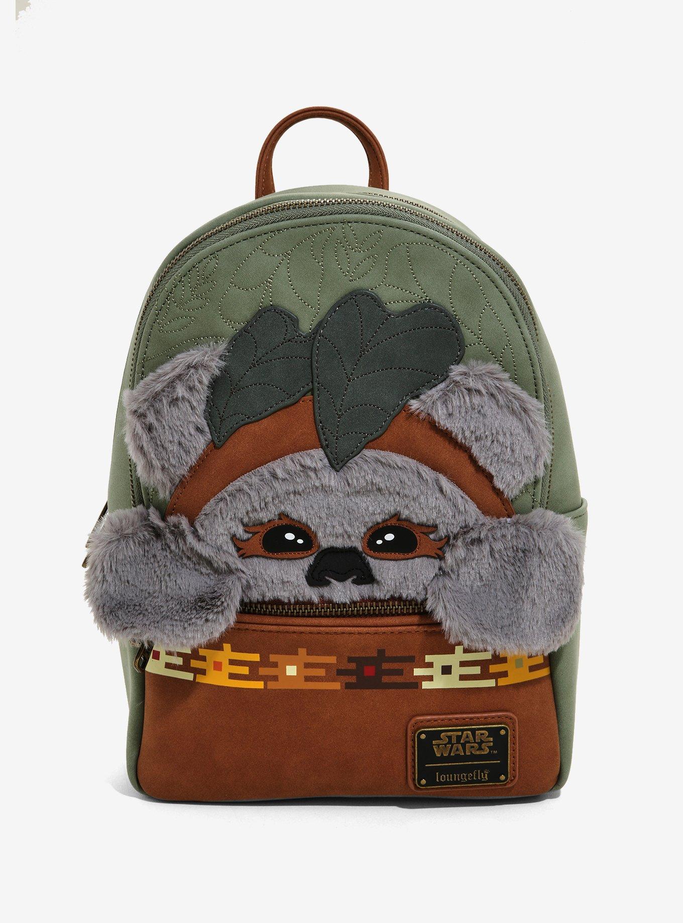 Loungefly Star Wars Ewok Suede Mini Backpack BoxLunch Exclusive BoxLunch