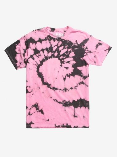 【tie.me】T-shirt LIGHTPINK Pink Tie-Dye T-Shirt | Hot Topic