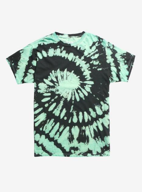 Green Tie-Dye T-Shirt | Hot Topic