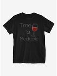 Time To Medicate T-Shirt, BLACK, hi-res