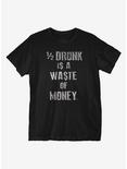 Half Drunk T-Shirt, BLACK, hi-res