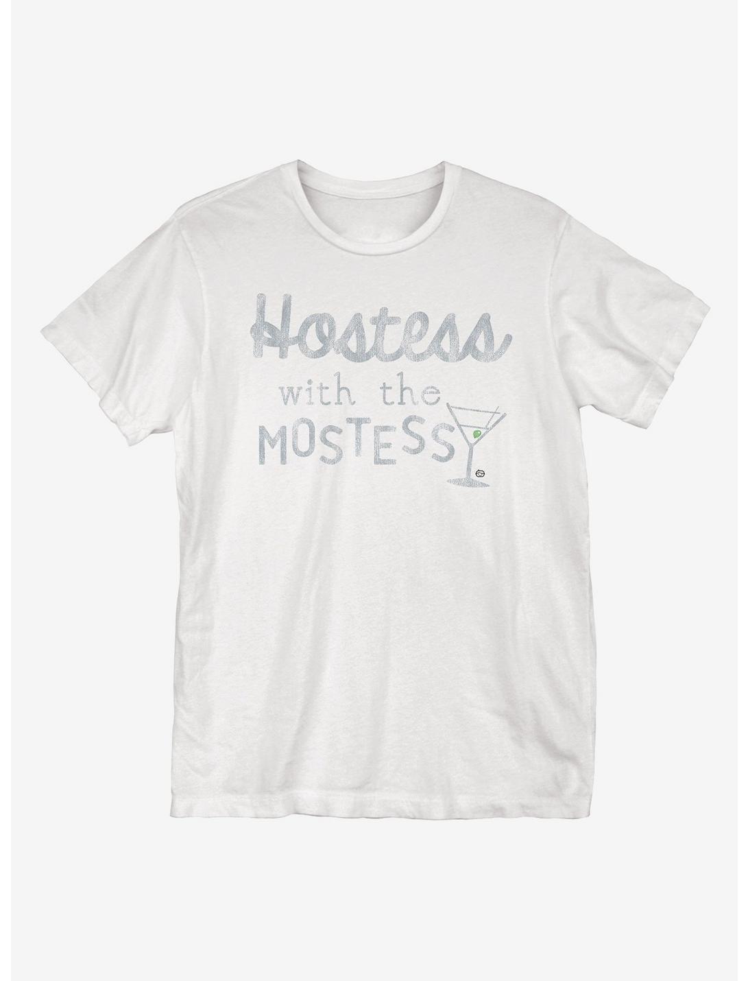Hostess With The Mostess T-Shirt, WHITE, hi-res