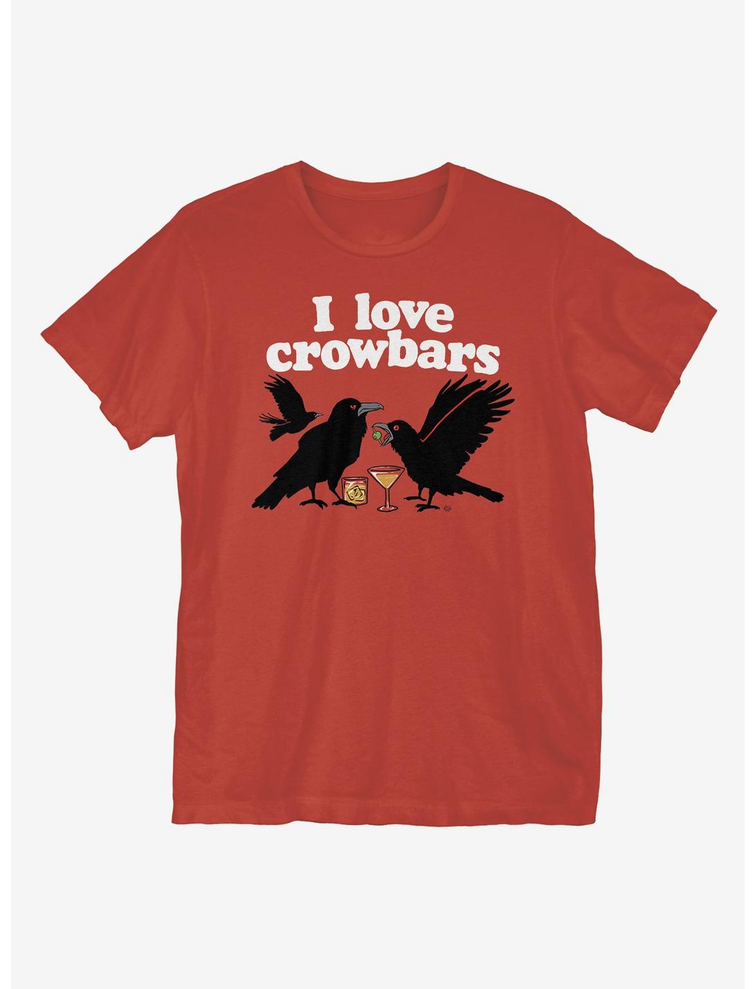 I Love Crow Bars T-Shirt, RED, hi-res