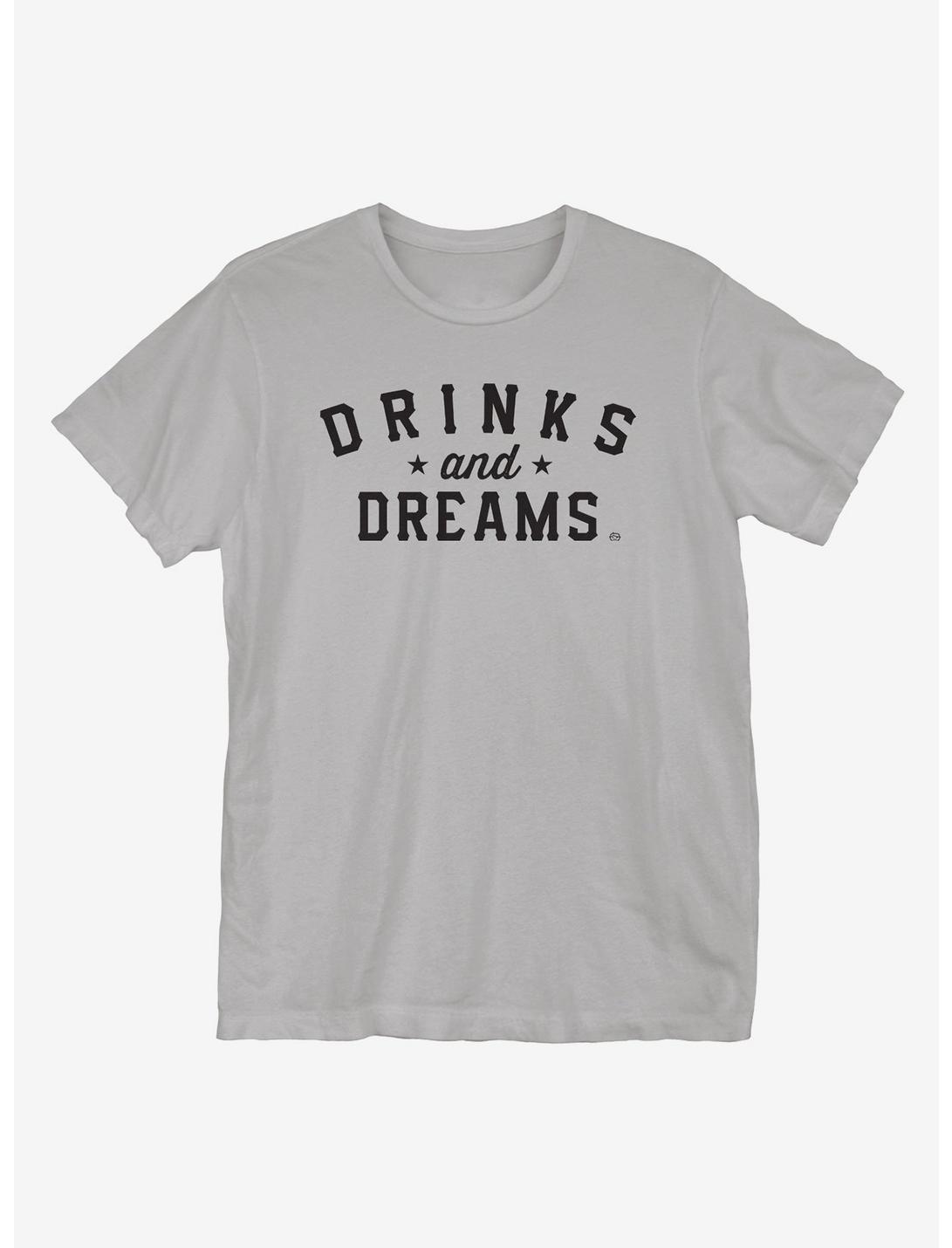 Drinks and Dream T-Shirt, LIGHT GREY, hi-res