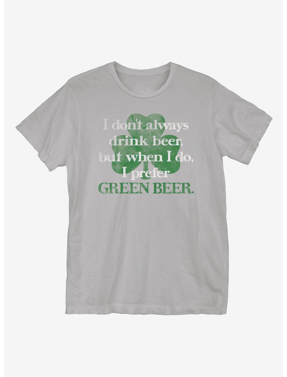 Plus Size Prefer Green T-Shirt, LIGHT GREY, hi-res