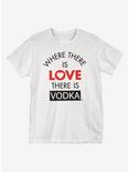 There Is Vodka T-Shirt, WHITE, hi-res