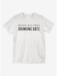 Drinking Date 3 T-Shirt, WHITE, hi-res