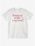 Running out of Wine T-Shirt, WHITE, hi-res