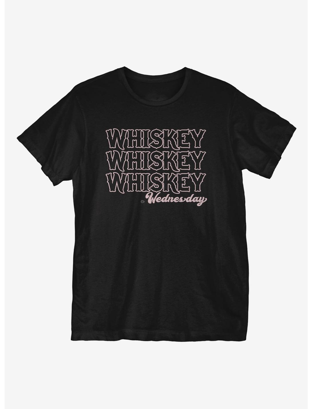 Whiskey Whiskey Whiskey Wednesday T-Shirt, BLACK, hi-res