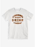 Plus Size Drink Alike T-Shirt, WHITE, hi-res