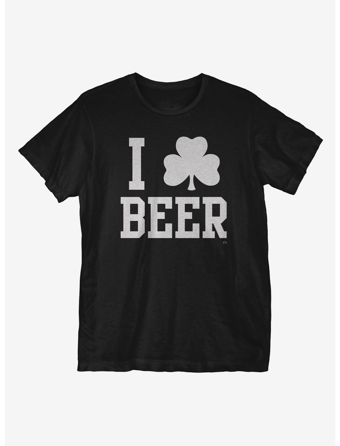 I Clover Beer T-Shirt, BLACK, hi-res
