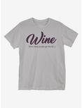 Wine T-Shirt, LIGHT GREY, hi-res