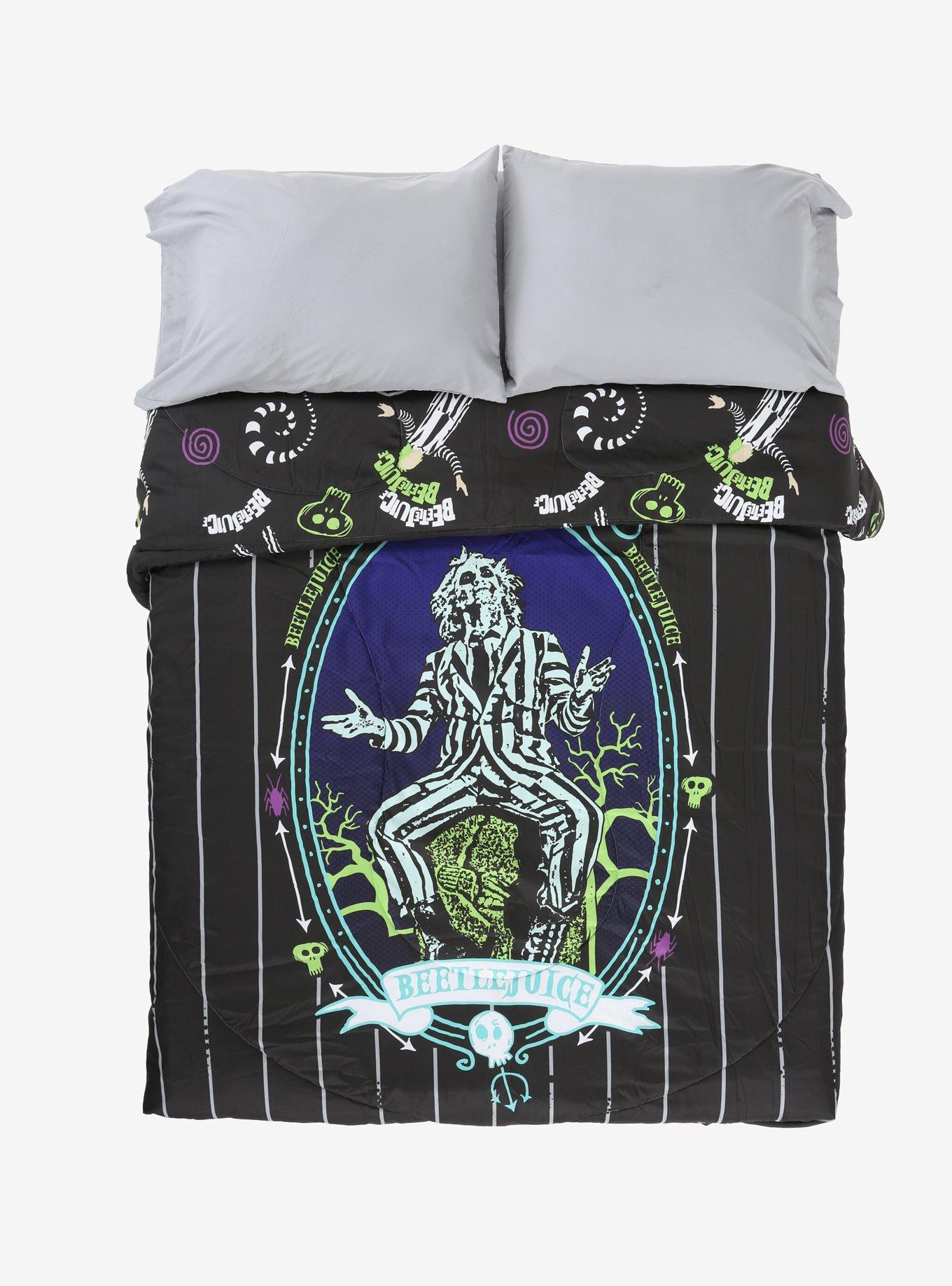 Beetlejuice Reversible Full/Queen Comforter Hot Topic