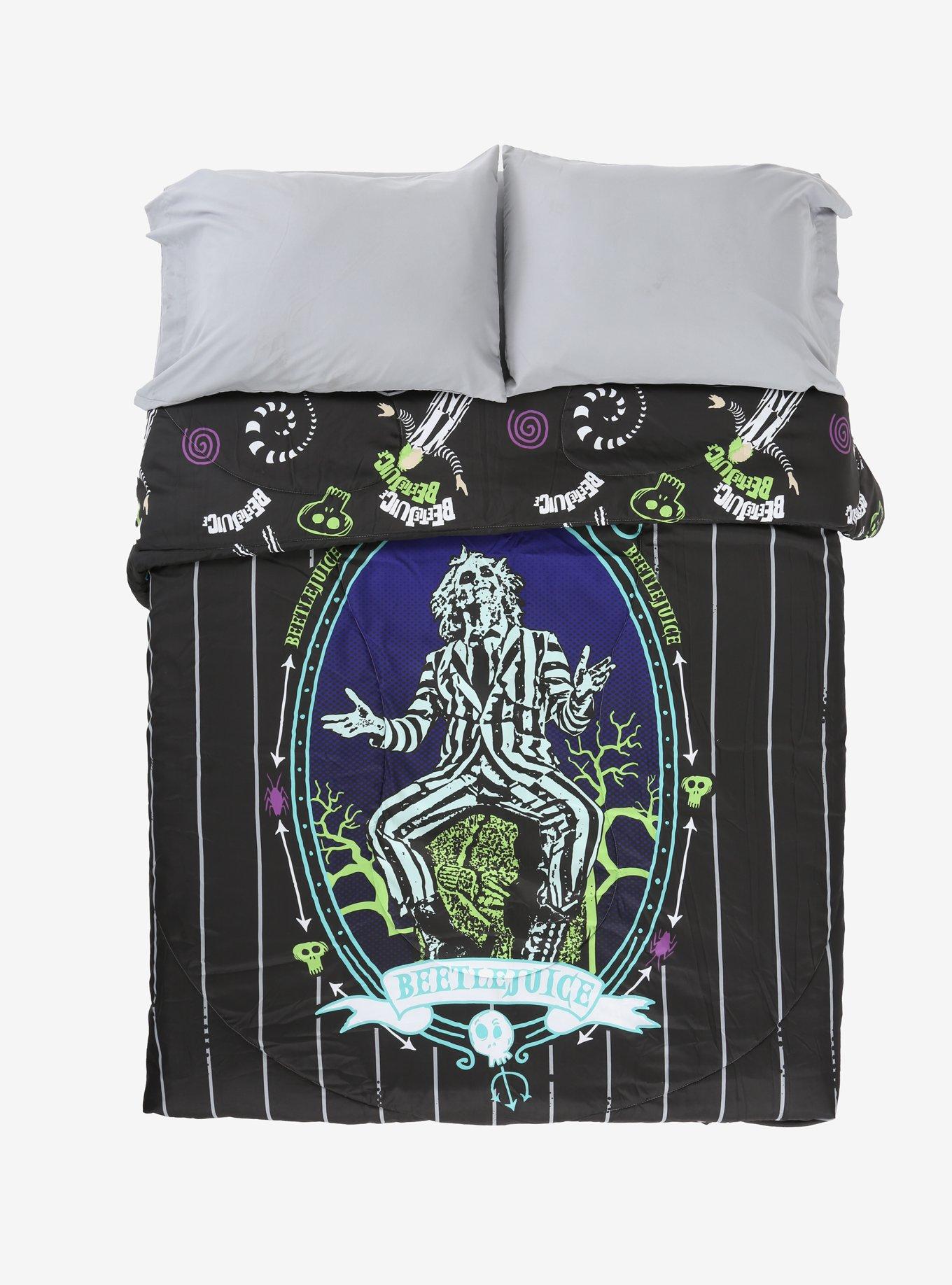 Beetlejuice Reversible Full/Queen Comforter, , hi-res