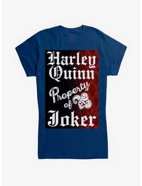 DC Comics Suicide Squad Harley Quinn Property of Joker Girls T-Shirt, , hi-res