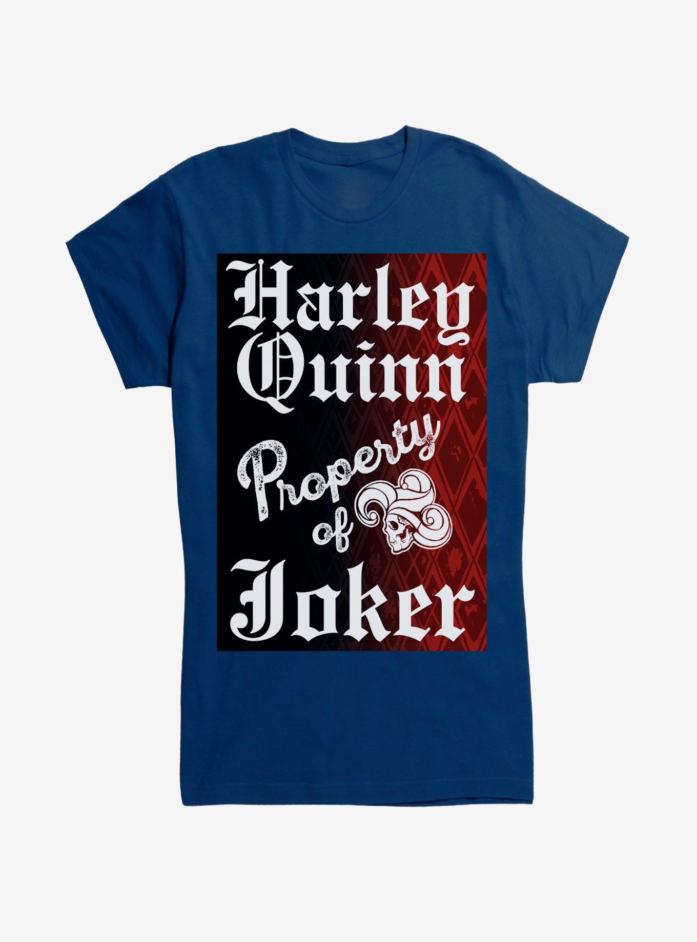 DC Comics Suicide Squad Harley Quinn Property of Joker Girls T-Shirt, , hi-res