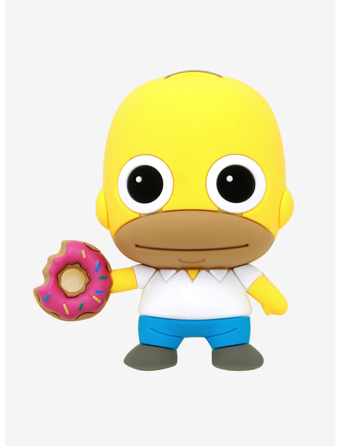The Simpsons Homer & Donut Chibi Magnet, , hi-res