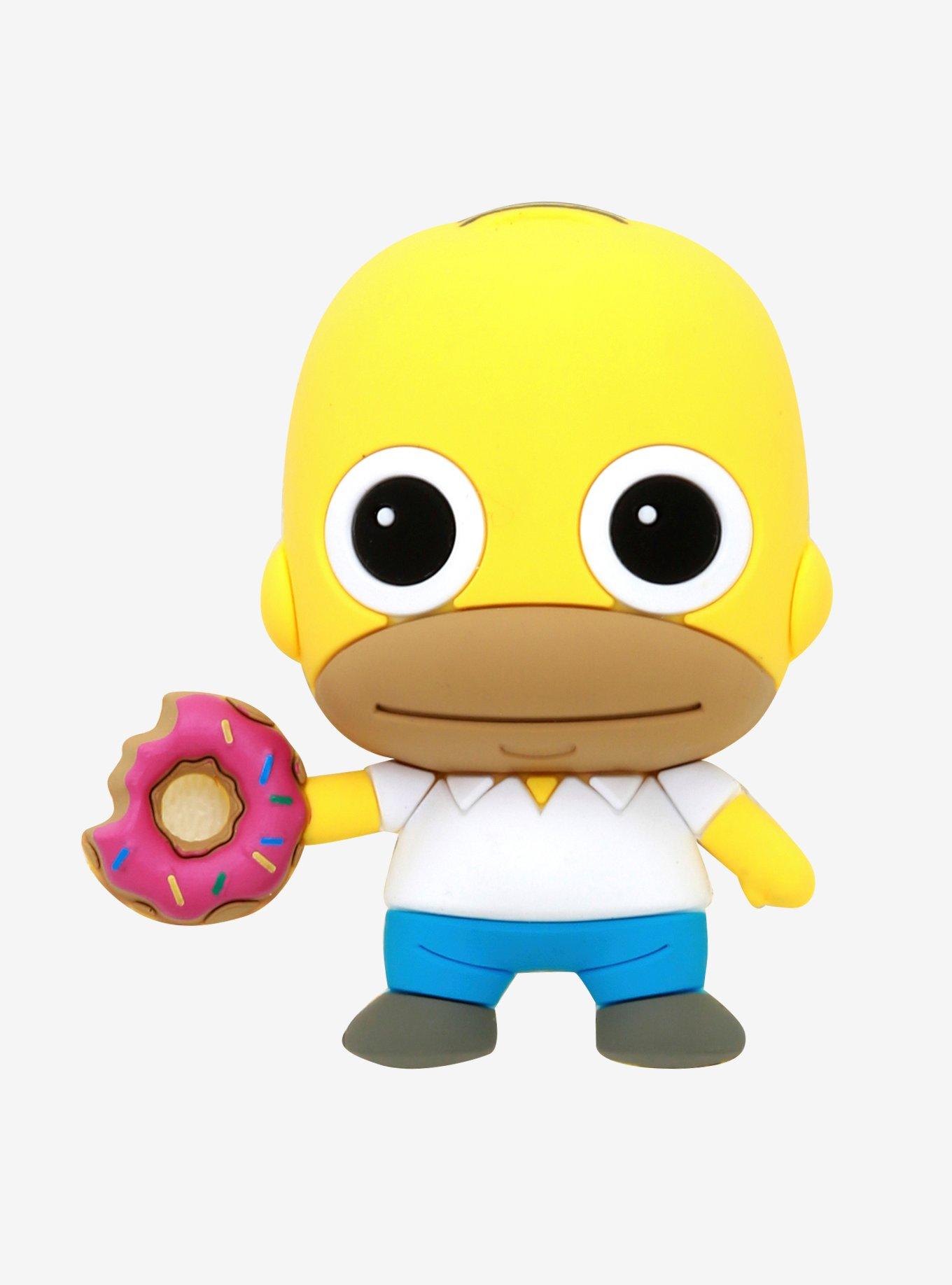 The Simpsons Homer & Donut Chibi Magnet, , hi-res