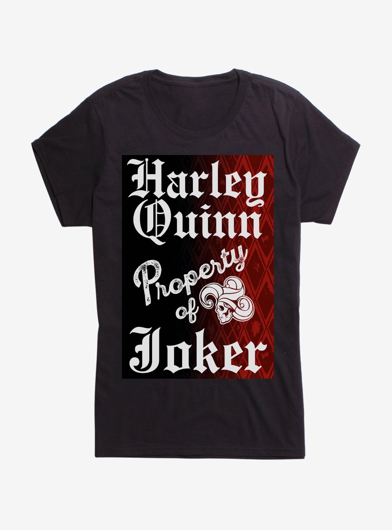 DC Comics Suicide Squad Harley Quinn Property of Joker Girls T-Shirt
