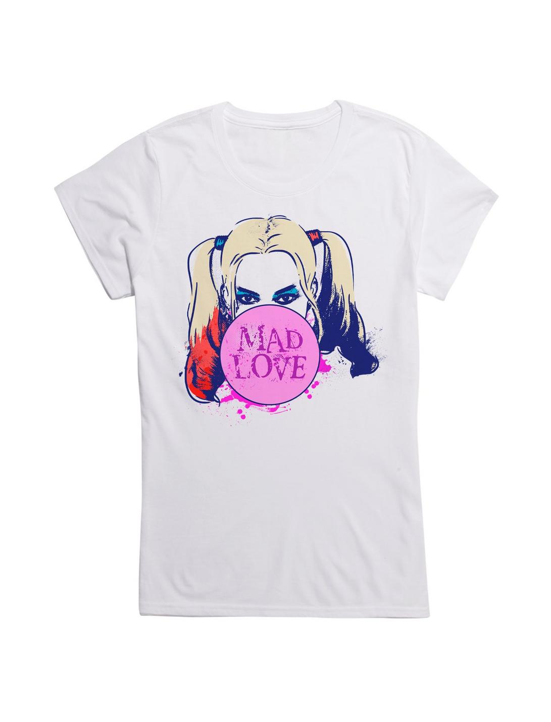 DC Comics Suicide Squad Harley Mad Love Girls T-Shirt, WHITE, hi-res