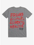 DC Comics Suicide Squad Freaks Villains Crooks Heroes T-Shirt, STORM GREY, hi-res