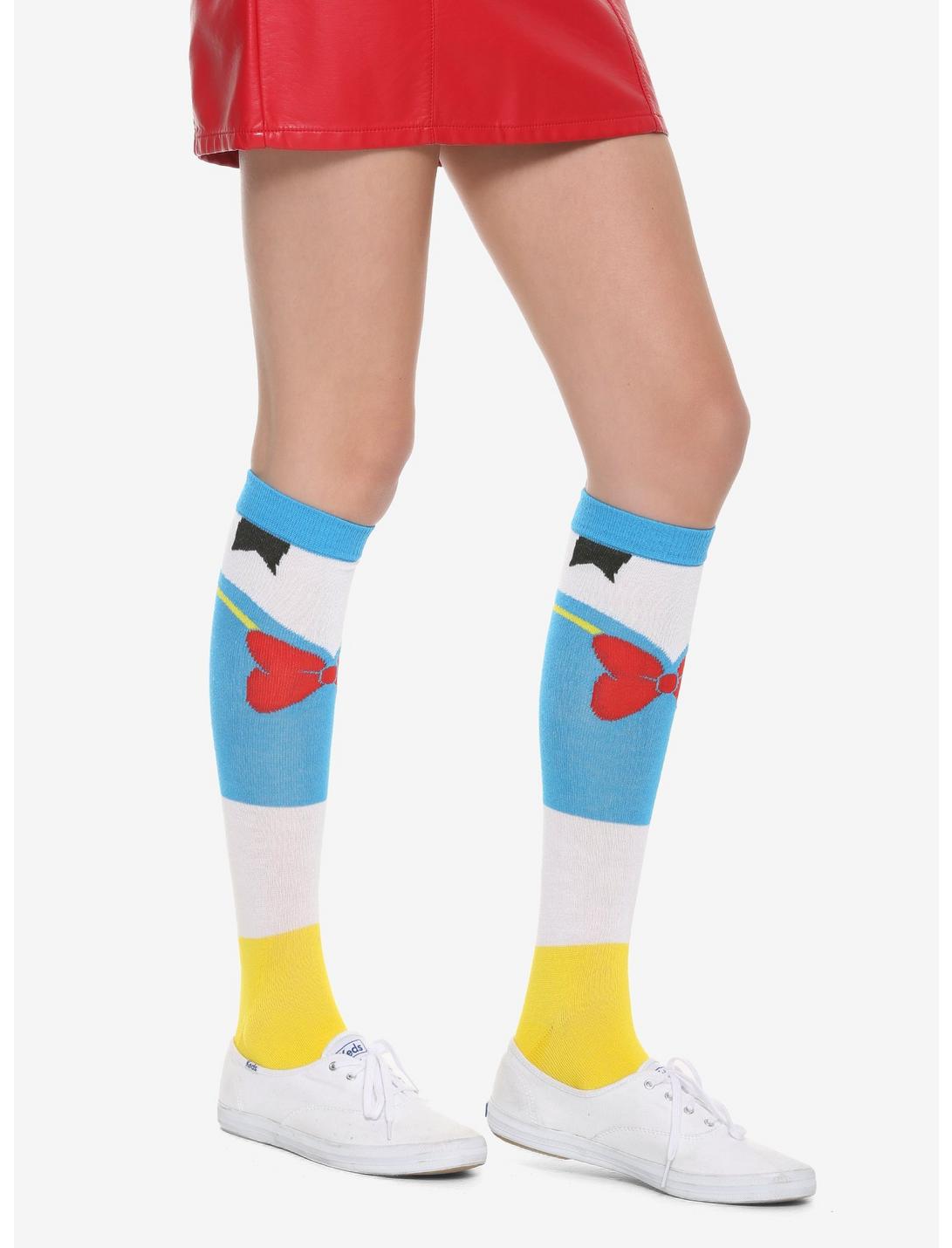 Disney Donald Duck Character Knee-High Socks, , hi-res