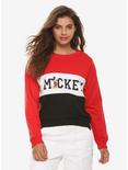 Disney Mickey Mouse Color-Block Girls Sweatshirt, MULTI, hi-res