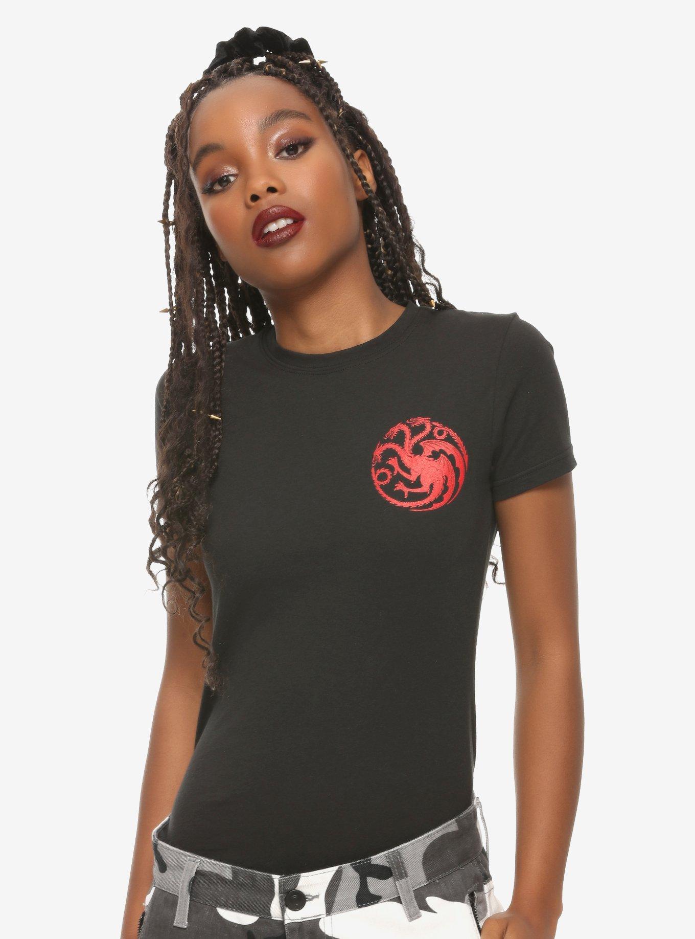 Game Of Thrones Daenerys Targaryen Girls T-Shirt, RED, hi-res