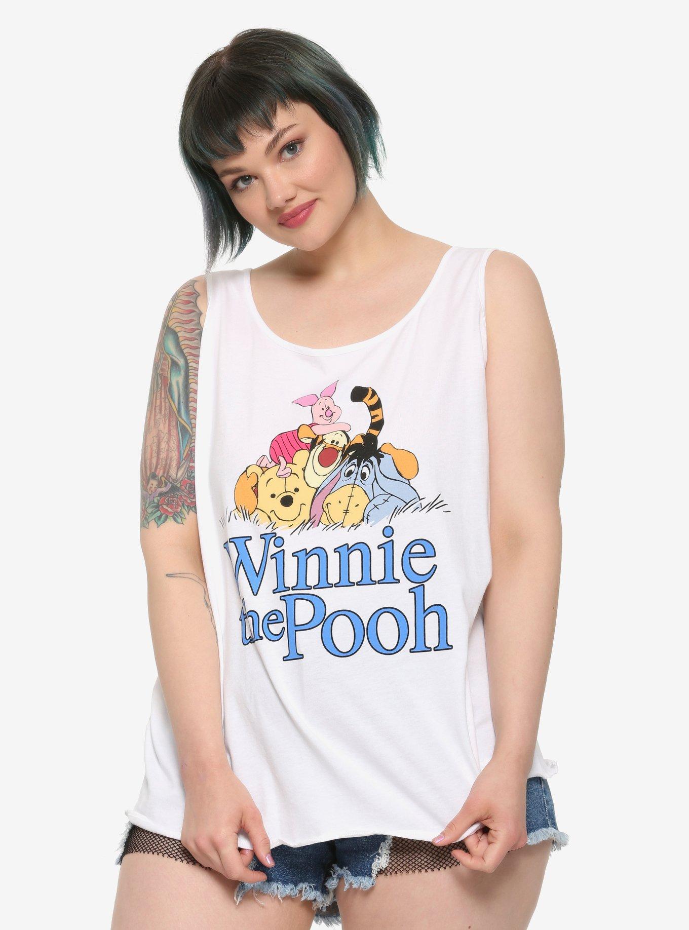 Disney Winnie The Pooh Group Girls Tank Top Plus Size, MULTI, hi-res