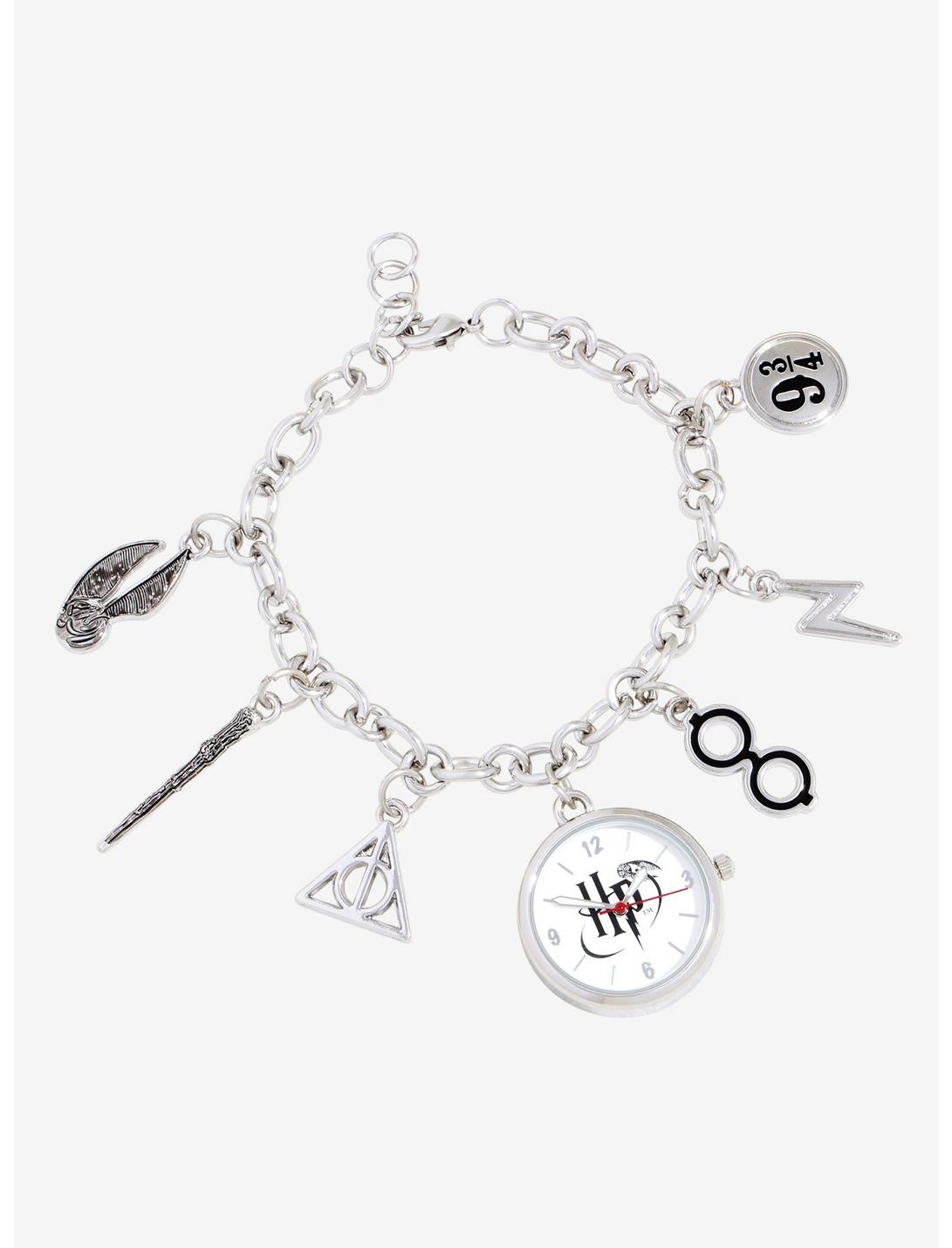 Harry Potter Charm Bracelet Watch - BoxLunch Exclusive, , hi-res