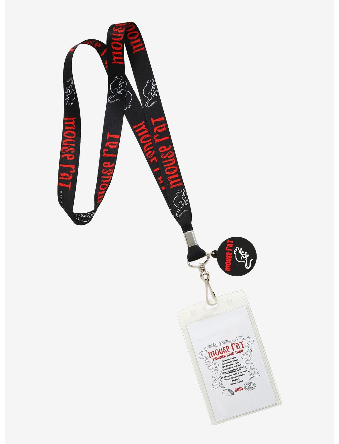 Parks and Recreation Mouse Rat Lanyard - BoxLunch Exclusive, , hi-res
