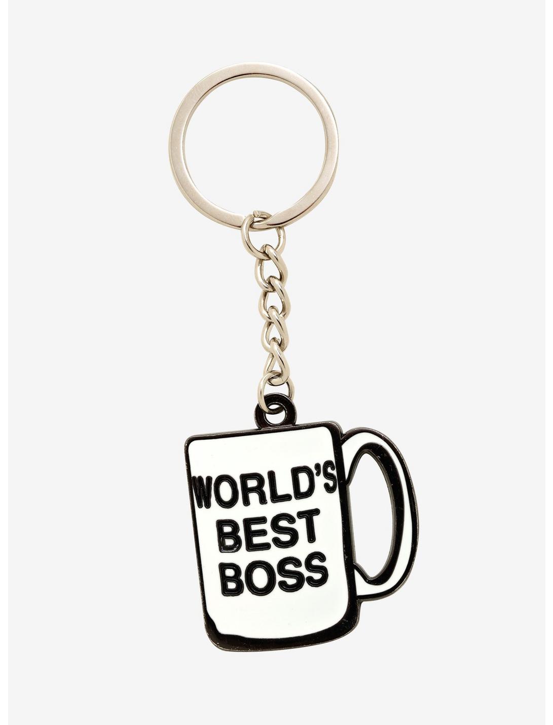 The Office World's Best Boss Mug Keychain, , hi-res