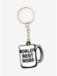 The Office World's Best Boss Mug Keychain, , hi-res