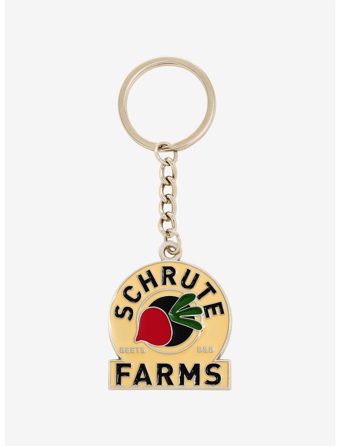 The Office Schrute Farms Enamel Keychain, , hi-res