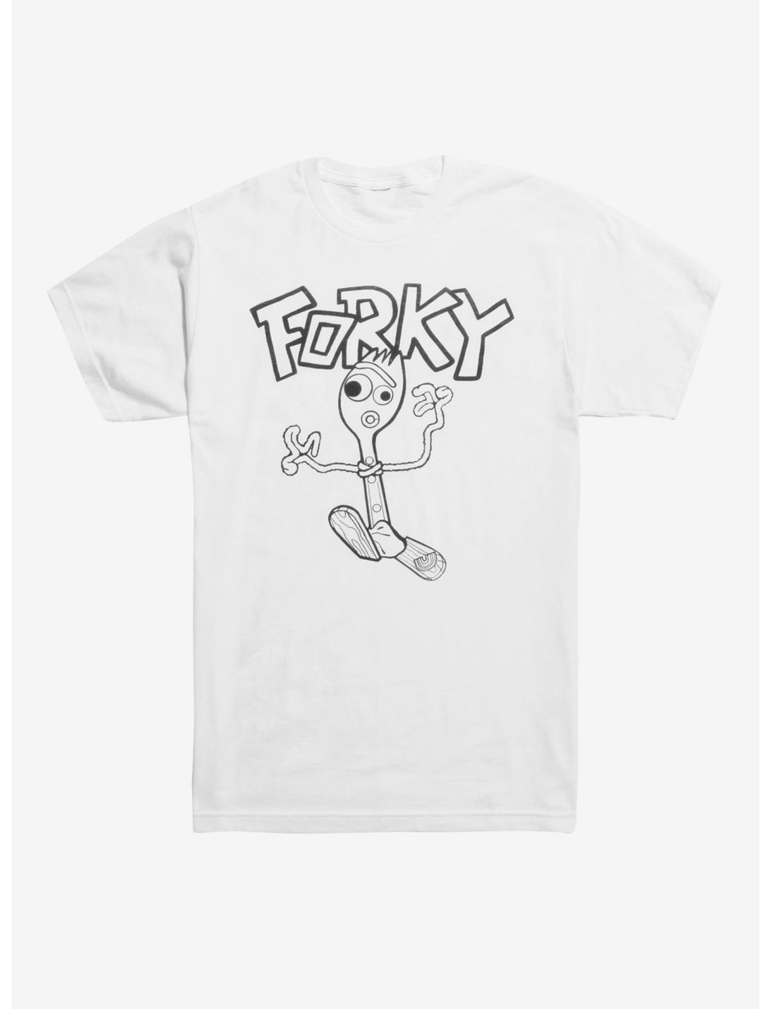 Disney Pixar Toy Story 4 Forky T-Shirt, WHITE, hi-res